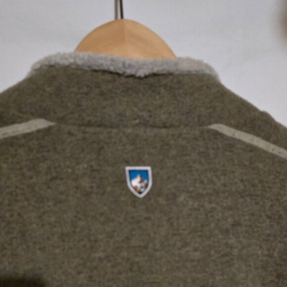 Kuhl Men's Alfpaca Fleece 1/4 Zip Sweater - Beige - Size XL* - Picture 6 of 6